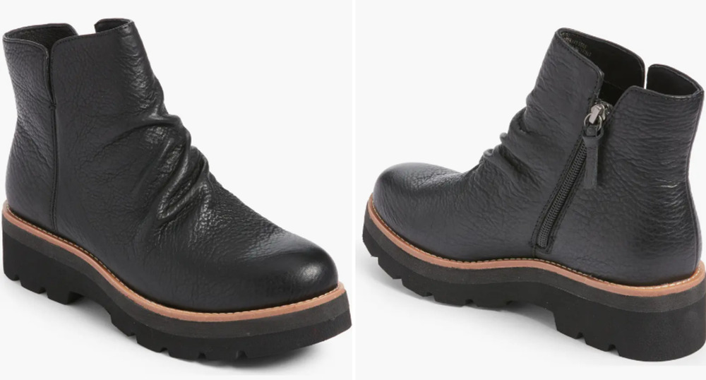 Söfft Women's Pecola water-resistant lug booties black size 9.5